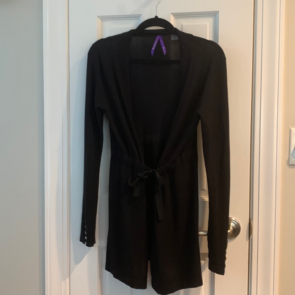 Seraphine maternity cardigan in black, xs